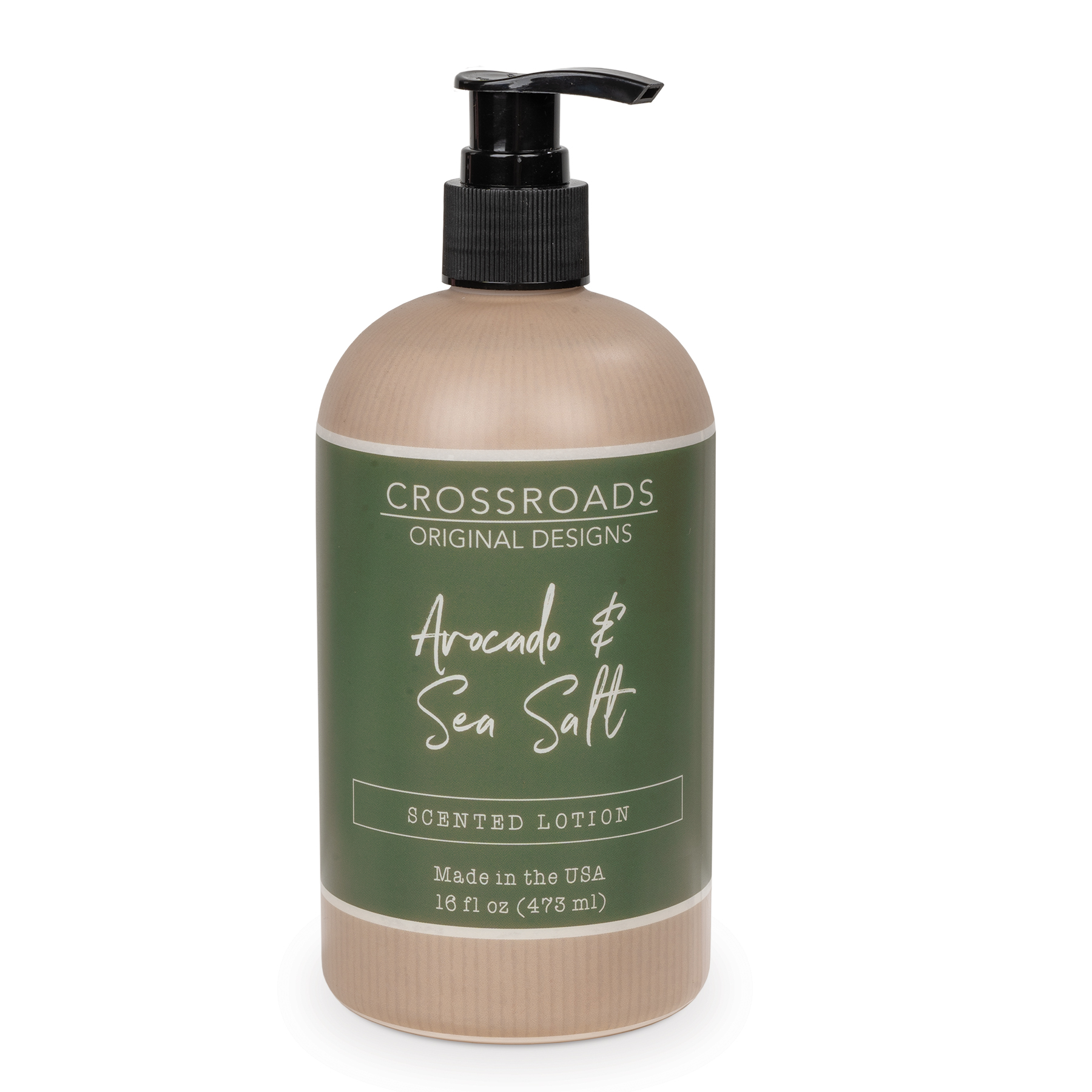 Avocado & Sea Salt Hand Lotion – 16oz – AASHL – Crossroads Candles Canada